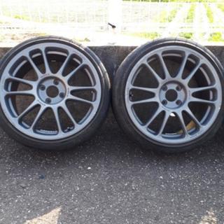 アルミホイール　FINAL SPEED GEAR-R 17×7JJ　タイヤ付