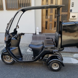 側車付き軽二輪　ジャイロキャノピー　トライク　68cc　二人乗り可能　タンデム　マロッシ　ボアアップ済み