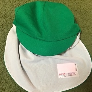 カラー帽子 グリーン