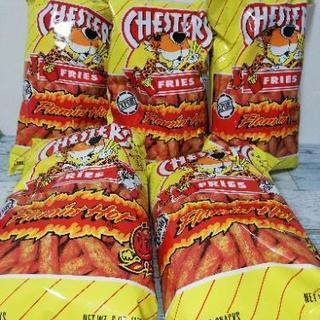 chesters fries flamin hot 激辛スナック菓子
