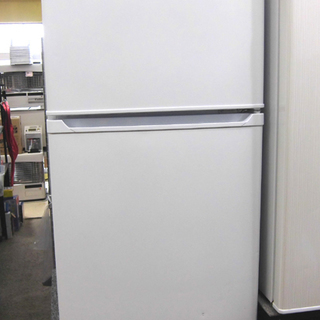 札幌 2017年製 90L 2ドア冷蔵庫 アイリスオーヤマ IRR-A09TW 白