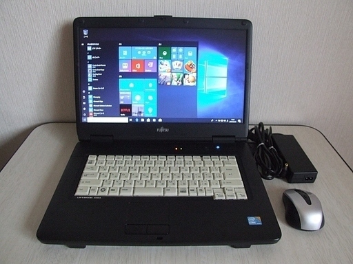 高速SSD120GB搭載　Fujitsu LIFEBOOK A550/A ノートパソコン