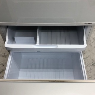 シャープ 314L 冷蔵庫 SJ-PW31Y-W 両開き タイプ
