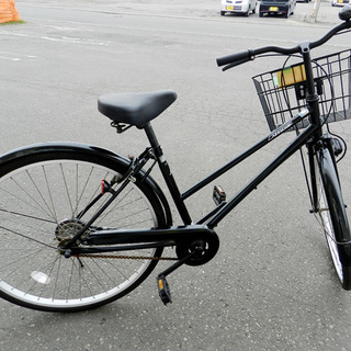 [現地手渡し:仙台] 自転車 asahiシティサイクル 黒 26インチ１年半使用 現地手渡し:仙台] 自転車 asahiシティサイクル 黒 26インチ1年