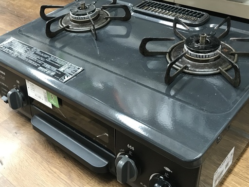LPガステーブル Paloma IC-N36B-R 2017年製 - ガステーブル