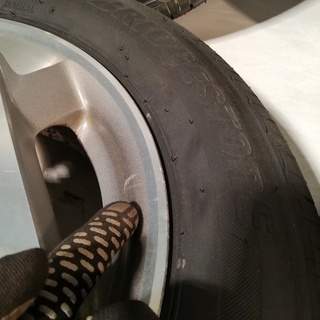 値下げ　ホンダ　ライフ　JB1 155/65R13 純正アルミホイール　新品ノーマルタイヤ　4本セット　 G-12