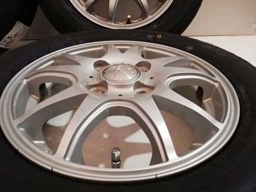 値下げ 軽自動車用 中古アルミホイール x 新品 ブリヂストン ノーマル