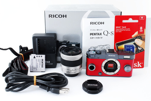 Pentax Q-S1 レンズキット ガンメタル☆極上美品☆超小型軽量☆8GB  