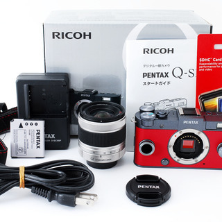 Pentax Q-S1 レンズキット ガンメタル★極上美品★超小型軽量★8GB 新品SDカード、元箱付き
