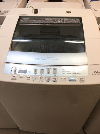 【送料無料・設置無料サービス有り】洗濯機 2016年製 AQUA AQW-V700E(W) 中古