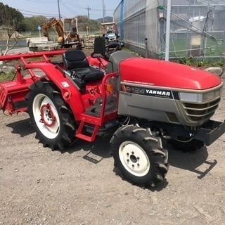 エンジン・動作良好 AF-24 24馬力 ヤンマー パワステ 倍速ターン 逆転PTO 4WD トラクター YANMAR