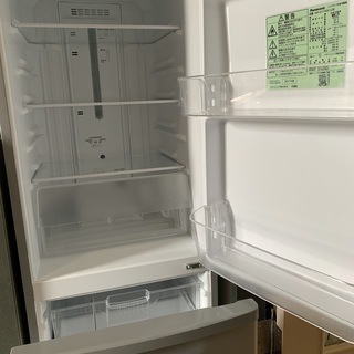 中古】Panasonic 2ドア冷蔵庫 168L シルバー 168L