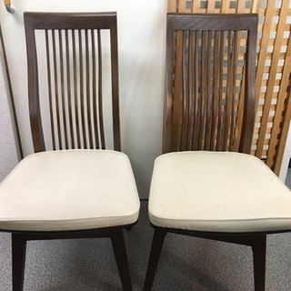 回転式 チェアー イス 椅子 2点セット 木製 中古
