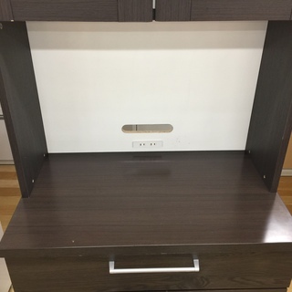 ニトリ レンジボード 2枚扉 ダークブラウン 【トレファク岸和田店】