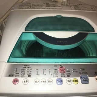 【HITACHI】全自動洗濯機「白い約束」