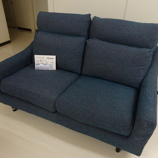 2人掛けソファ レザーソファ ブラック【ユーズドユーズ名古屋天白店】 J607