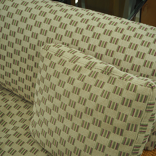 札幌市/清田区 　カサブランカ   羽毛ソファー　籐編　幅187cm×奥行 78cm× 高さ 80cm