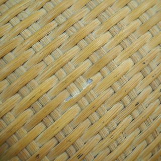 札幌市/清田区 　カサブランカ   羽毛ソファー　籐編　幅187cm×奥行 78cm× 高さ 80cm