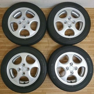 ダイハツ純正アルミ付き 18年モデル 夏タイヤ155/65R14 ガリ無し 
