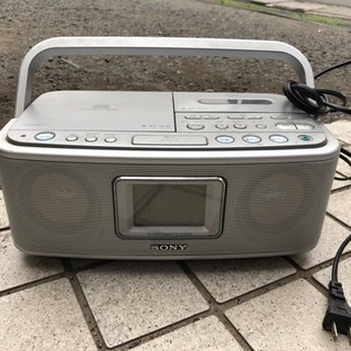 SONY  CDカセットラジカセ