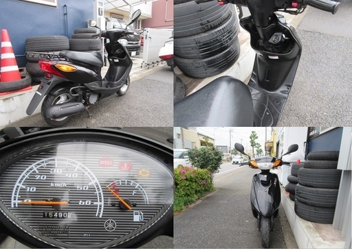 埼玉川口発！ヤマハ ジョグ ブラック 4サイクル 即引渡し可能！