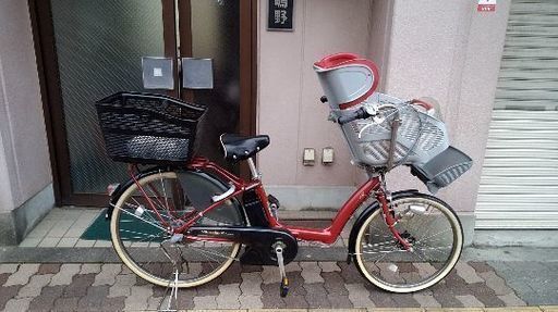 (新品)リチウムイオン8.1Ahバッテリー付き！BRIDGESTONE Angelino[22ｘ26吋]電動アシスト自転車