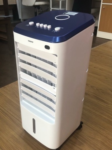【リサイクルサービス八光　田上店　安心の3か月保証　配達・設置OK】冷風機 家庭用 冷風扇 リビング おすすめ ボックスタイプ 涼しい 冷風 省エネ (ブルー)　SY－076