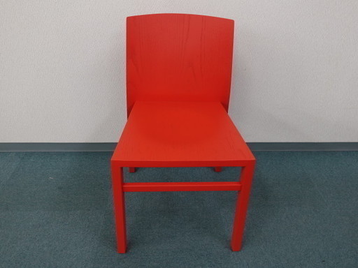 ■FUJIEI　レッドチェア　KANG　CHAIR　SS■天然木　展示品　19922-1