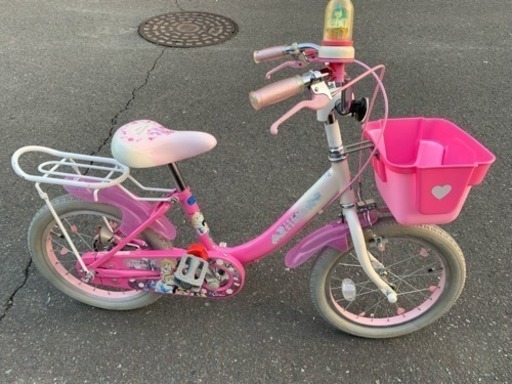 16インチ 子供用自転車 女の子向け 補助輪 サイドスタンド付き しまねこ 気賀のその他の中古あげます 譲ります ジモティーで不用品の処分