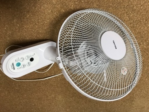 扇風機 壁掛け リモコン付き