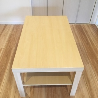 IKEA ローテーブル LACA 白木目