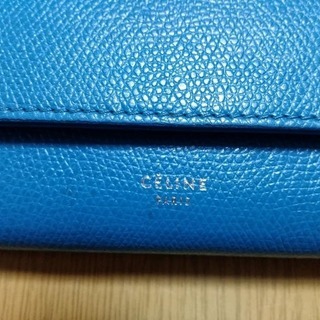 【CELINE】 セリーヌ希少なターコイズカラーの長財布