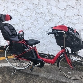 中古ブリジストン電動自転車 子乗せ