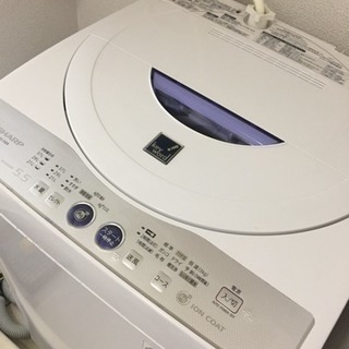 差し上げます！SHARP 洗濯機 5.5kg 2012年製 