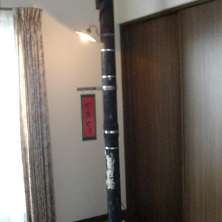 室内用レトロ電柱（ランプ付き）