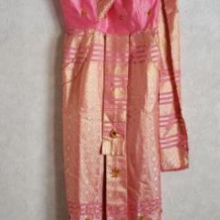 タイの正装ドレス 綺麗なピンク❗