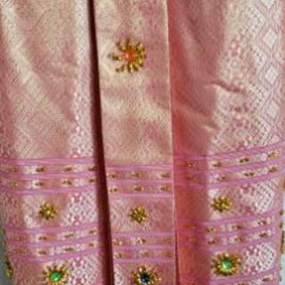 タイの正装ドレス 綺麗なピンク❗