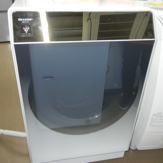 ｼｬｰﾌﾟドラム式洗濯機　ES-P110　2017年製　洗濯容量...