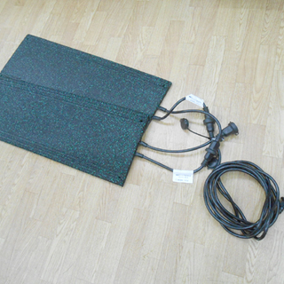 HIRUKO/ヒルコ チョコット融雪マット SSM-8028 2枚セット グリーンブラック 延長コード付き ☆ PayPay(ペイペイ)決済可能 ☆ 札幌市 清田区 平岡