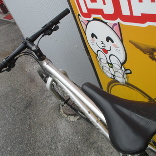 エコプラス小倉南店】クロスバイク ASAHI キャノンデール シルバー