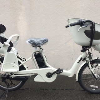 地域限定送料無料　ブリヂストン　ビッケ　ポーラー　三人乗り　20インチ　子供乗せ　ギュットミニ　キッスミニ　神戸市　電動自転車