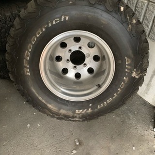 値下⭐️サバーバン等 中古タイヤホイール 4本セット  バリ溝 33×12.5OR15LT⑤