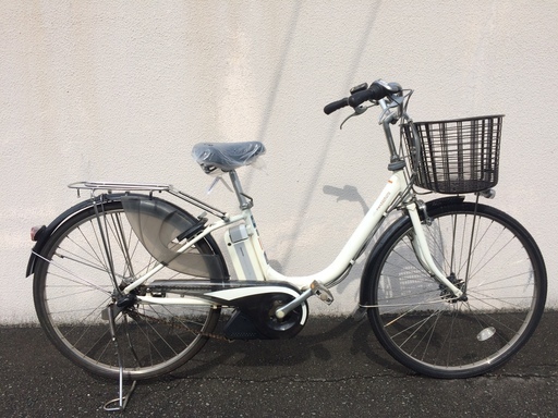地域限定　ヤマハ　パス　ナチュラ　新基準　子供乗せ　白　アシスタ　ビビ　神戸市　電動自転車