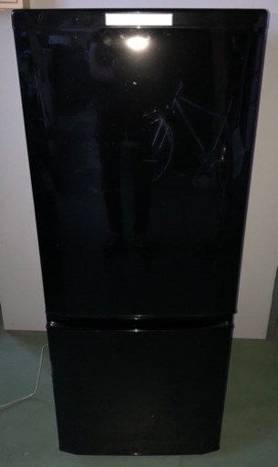 D 三菱 ノンフロン冷凍冷蔵庫 MR-P15X-B 2013年製