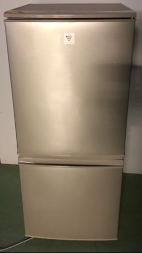E シャープ ノンフロン冷凍冷蔵庫 SJ-PD14Y-N 2014年製