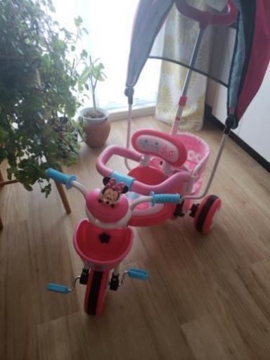 お値下げします!!ミニーマウス 三輪車☆