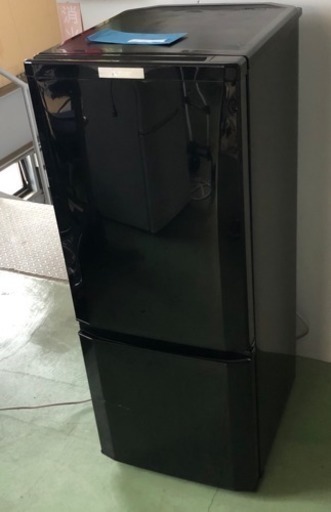 O 三菱 ノンフロン冷凍冷蔵庫 MR-P15A-B 2017年製