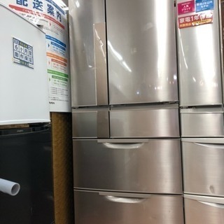 6ヶ月保証！ MITSUBISHI6ドア冷蔵庫