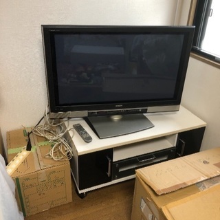 HDD内蔵 37㌅TV と テレビ台【難あり】