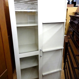 【中古】フラップ式扉本棚　【引取に来られる方限定】 中古】フラップ式扉本棚【引取に来られる方限定】